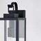 Vaxcel Clinton Steel 1 Light LED Compatible Matte Black Transitional Outdoor Wall Lantern Clear Glass T0745 - alternate 7